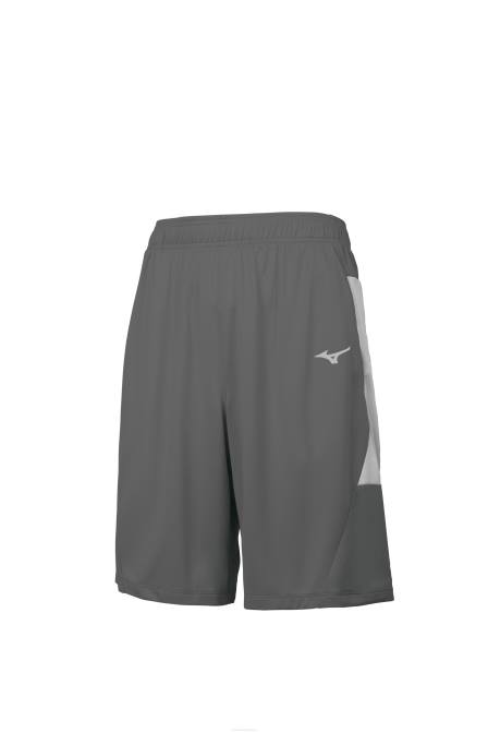 Mizuno aeroliet kort jeugd kleding houtskool grijs VZJP1574