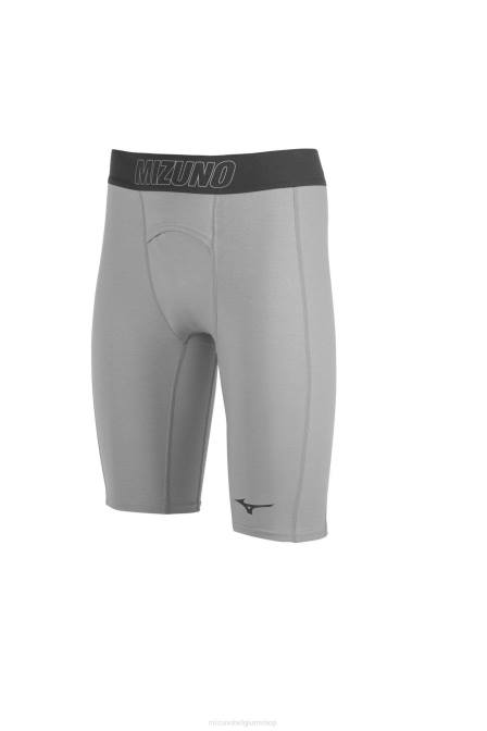 Mizuno de aankomst compressie kort uniseks kleding grijs(9191) VZJP1151