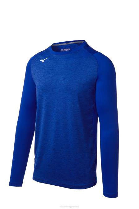 Mizuno alfa-stretch mouw jeugd kleding koninklijk(5252) VZJP1489