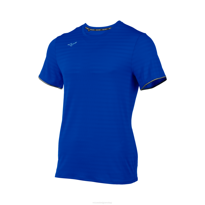 Mizuno atletisch eco-T-shirt met korte mouwen Heren kleding koninklijk(5252) VZJP1451