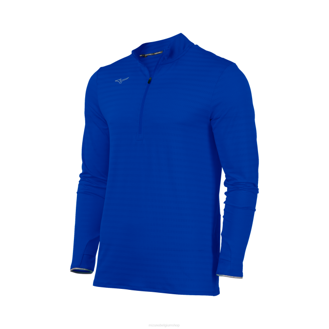 Mizuno atletische eco 1/2 ritssluiting Heren kleding koninklijk(5252) VZJP1456