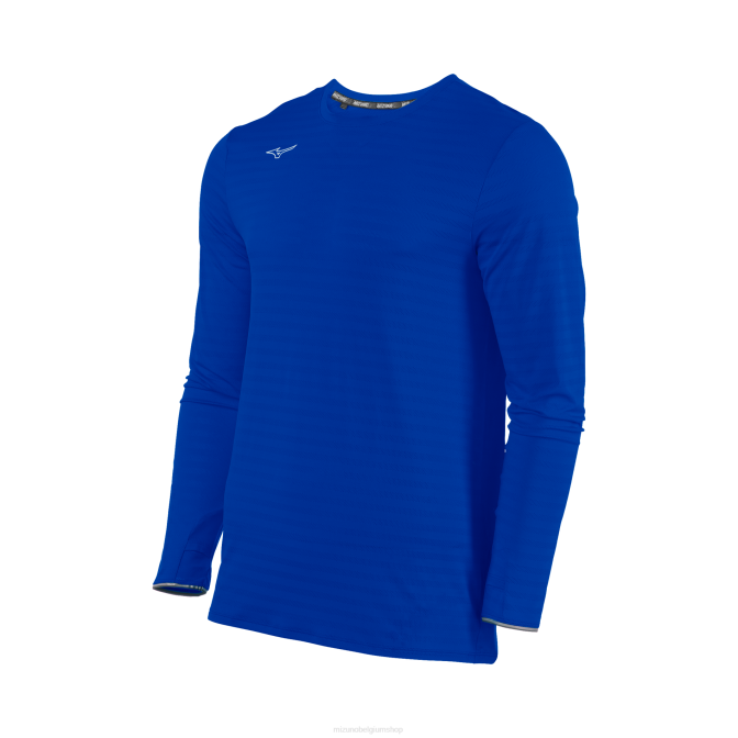 Mizuno atletische eco lange mouw Heren kleding koninklijk(5252) VZJP1446