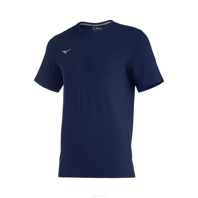Mizuno comp diamond korte mouwen crew uniseks kleding marine (5151) VZJP1497