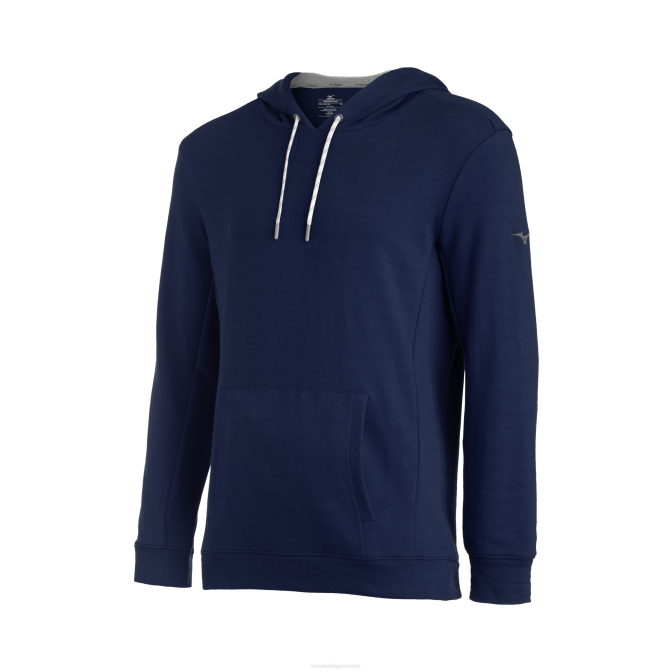 Mizuno comp warming-up hoodie jeugd kleding marine (5151) VZJP1546