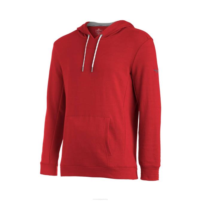 Mizuno comp warming-up hoodie jeugd kleding rood(1010) VZJP1545