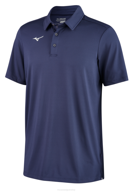 Mizuno versnellen polo Heren kleding marine (5151) VZJP1356