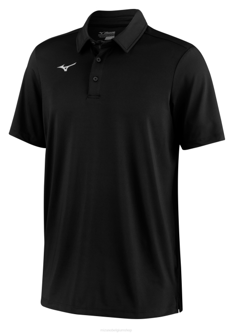 Mizuno versnellen polo Heren kleding zwart(9090) VZJP1354