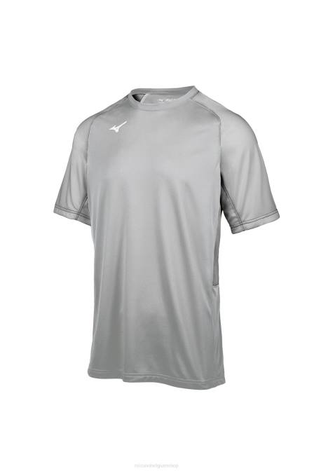 Mizuno aerolite crew baseball jersey jeugd kleding grijs(9191) VZJP1280
