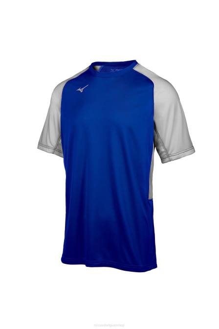 Mizuno aerolite crew baseball jersey jeugd kleding koningsgrijs(5291) VZJP1279