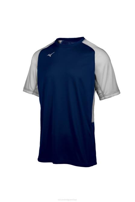 Mizuno aerolite crew baseball jersey jeugd kleding marinegrijs(5191) VZJP1278