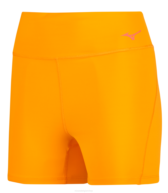 Mizuno uitdaging 4" strak vrouwen kleding stralend geel(3333) VZJP2714