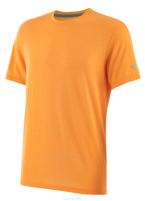 Mizuno infinity training T-shirt met korte mouwen Heren kleding stralend geel(3333) VZJP2759