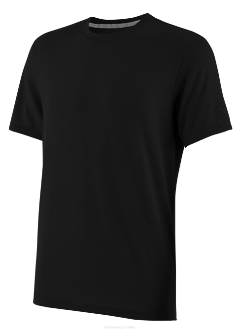 Mizuno infinity training T-shirt met korte mouwen Heren kleding zwart(9090) VZJP2758