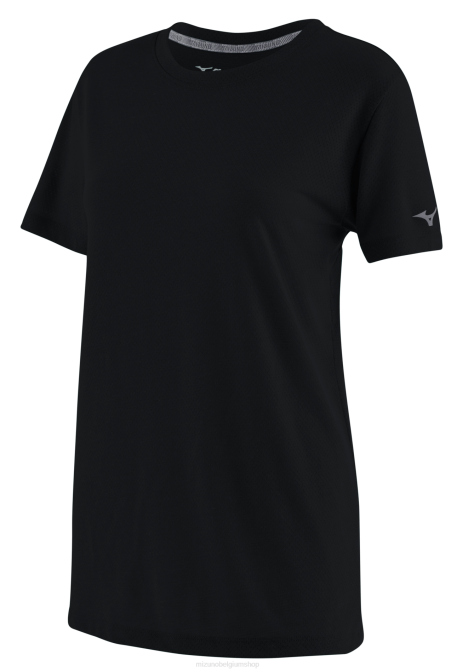 Mizuno infinity training T-shirt met korte mouwen vrouwen kleding zwart(9090) VZJP2769