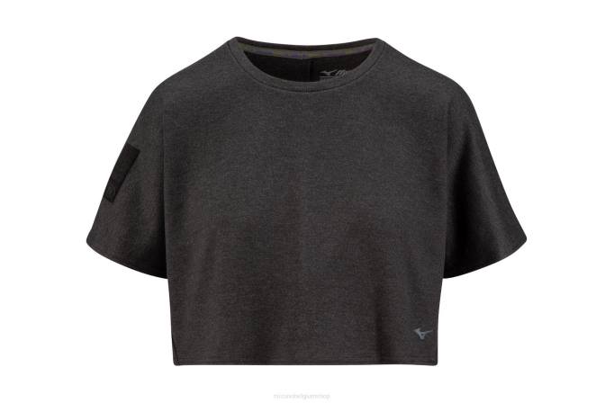 Mizuno ronda rousey kata crop tee vrouwen kleding zwart(9090) VZJP2736