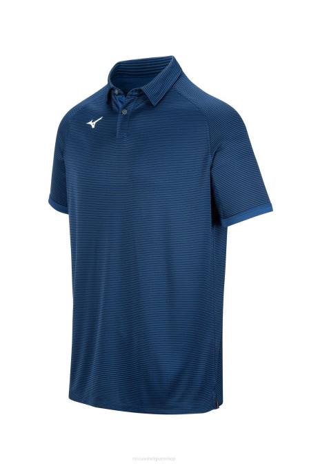 Mizuno scout-polo Heren kleding marine (5151) VZJP2745
