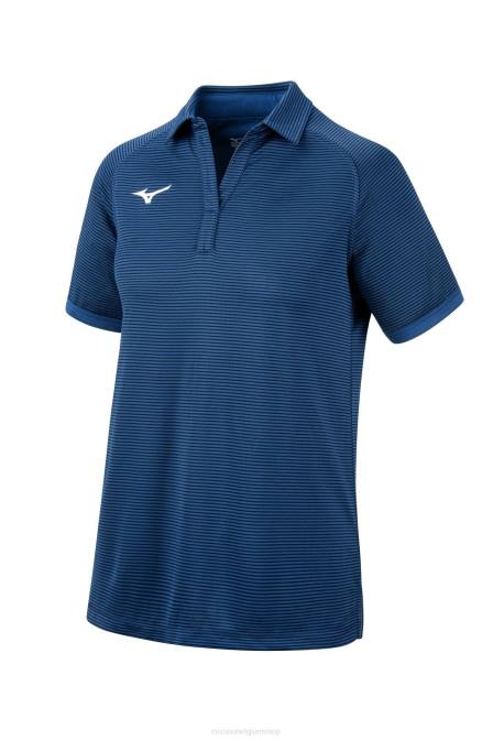 Mizuno scout-polo vrouwen kleding marine (5151) VZJP2778