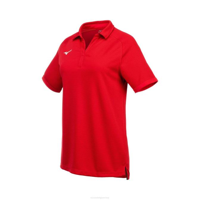 Mizuno scout-polo vrouwen kleding rood(1010) VZJP2777