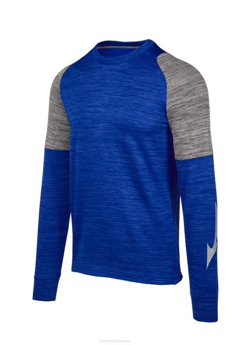 Mizuno snelheid bemanning met lange mouwen jeugd kleding koningsschaduw(529i) VZJP2796