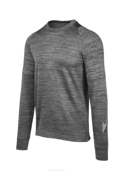 Mizuno snelheid bemanning met lange mouwen jeugd kleding stille schaduw(9i9i) VZJP2798