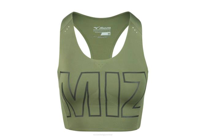 Mizuno aero battle crop bh vrouwen kleding druivenblad (8d8d) VZJP2722