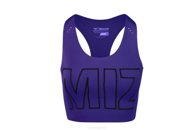 Mizuno aero battle crop bh vrouwen kleding peacoat(5858) VZJP2721