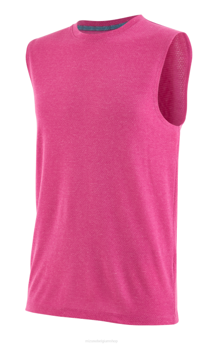 Mizuno oneindige training spier tank Heren kleding festivalfuchsia(6w6w) VZJP2754