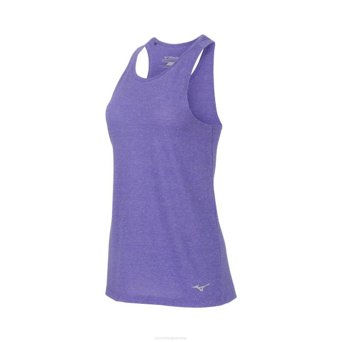 Mizuno oneindig lopende tank vrouwen kleding peacoat(5858) VZJP226