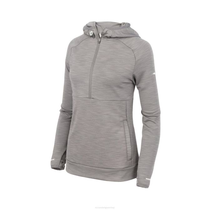 Mizuno oneindig lopende hoody vrouwen kleding stille schaduw(9i9i) VZJP219