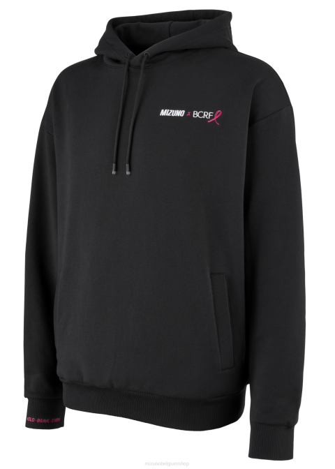 Mizuno project nul hoodie uniseks kleding zwart(9090) VZJP297