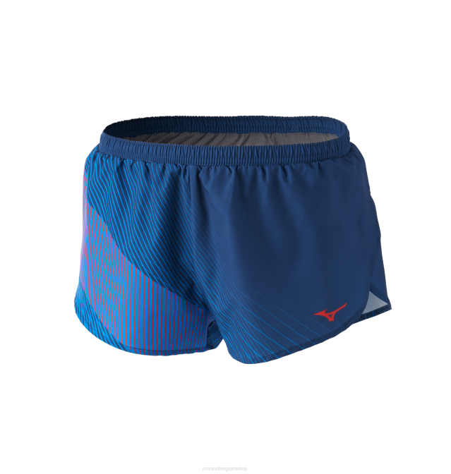 Mizuno 2" bedrukbaar komt te kort Heren kleding vaandrig-blauw(pr42) VZJP277