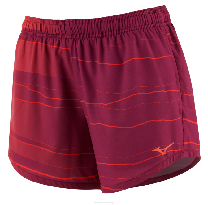 Mizuno afdrukbare eco 5" loopt tekort vrouwen kleding Oost-Indische kers (1e1e) VZJP330