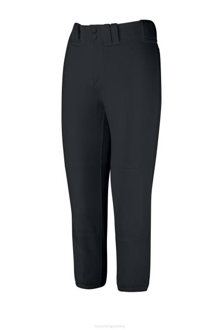 Mizuno softbalbroek met riem vrouwen kleding zwart(9090) VZJP1906