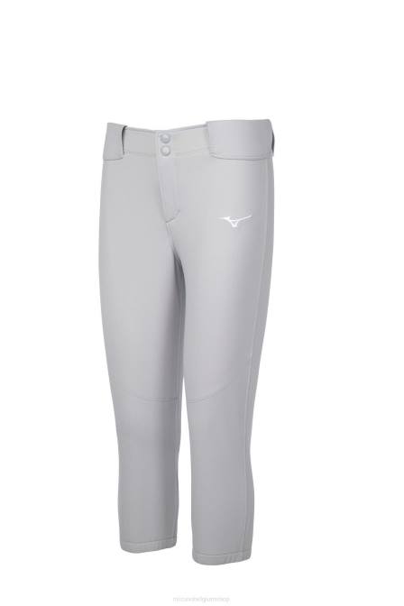 Mizuno stretch softbalbroek met riem vrouwen kleding grijs(9191) VZJP1888