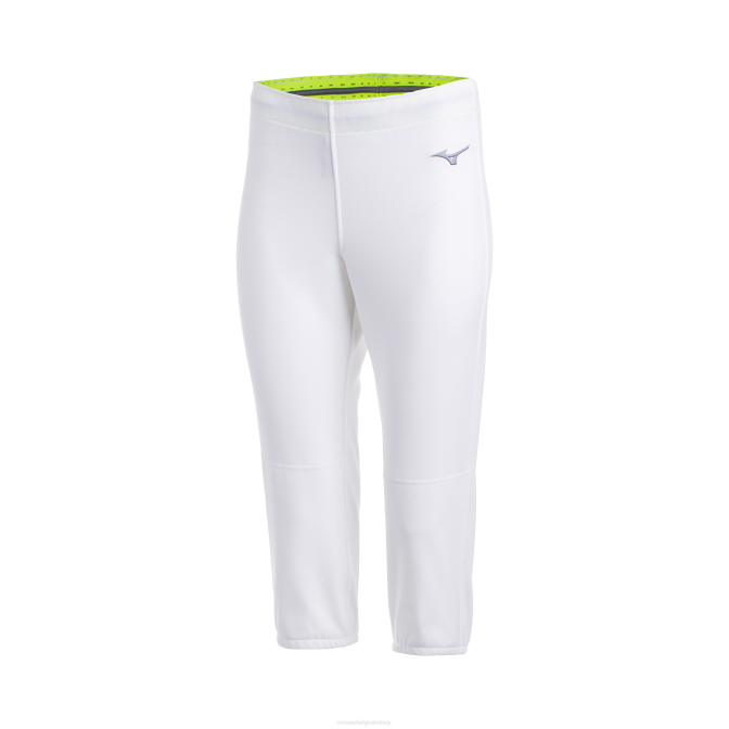 Mizuno stretch softbalbroek zonder riem vrouwen kleding wit(0000) VZJP1913