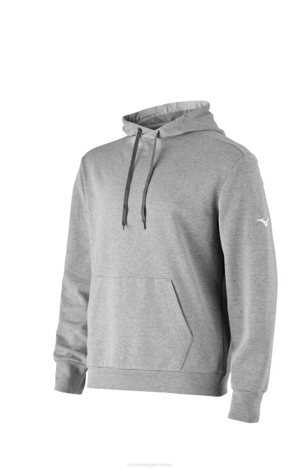 Mizuno uitdager hoodie uniseks kleding grijs gemêleerd(9595) VZJP1334