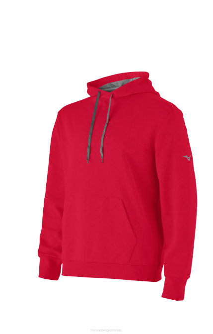 Mizuno uitdager hoodie uniseks kleding rood(1010) VZJP1331