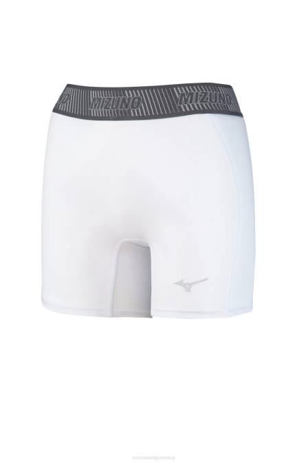 Mizuno aero vent gewatteerde softbal glijdende short vrouwen kleding wit(0000) VZJP1700