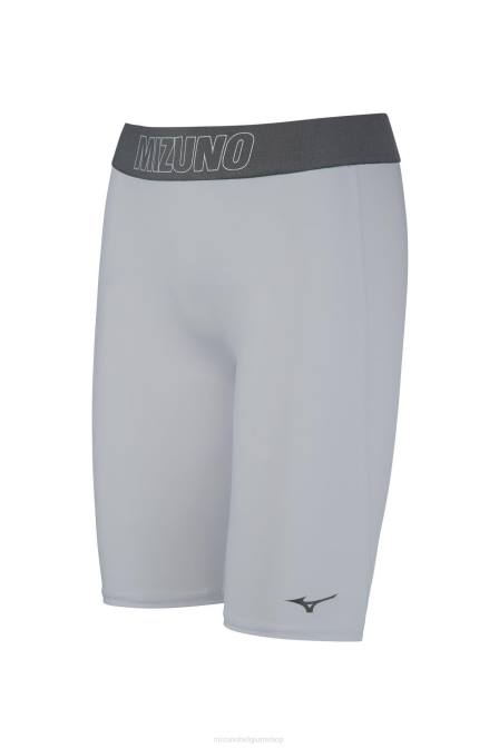Mizuno compressie glijden kort vrouwen kleding grijs(9191) VZJP1695