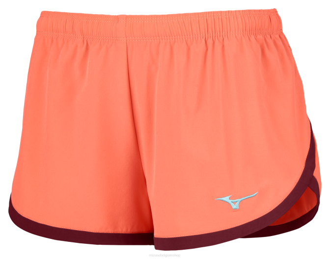 Mizuno impact kort vrouwen kleding persimmon-tawnyport(2c6d) VZJP2070