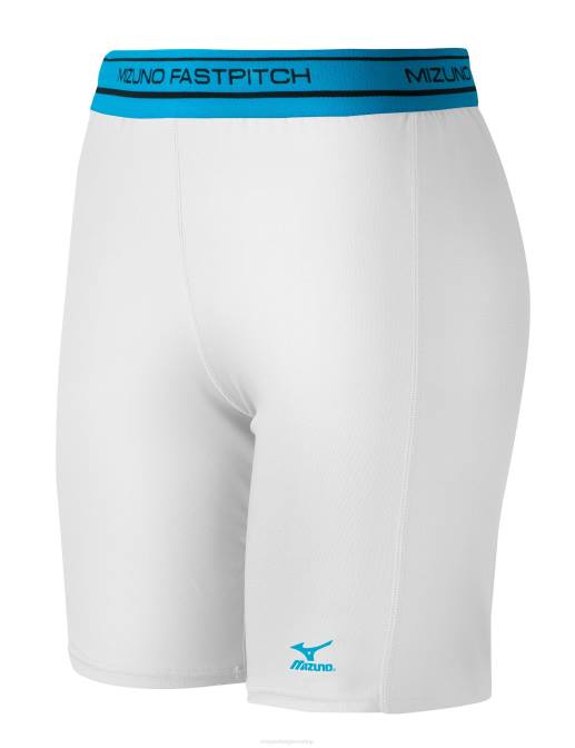 Mizuno laagbouw compressie glijdend kort uniseks kleding wit(0000) VZJP1723
