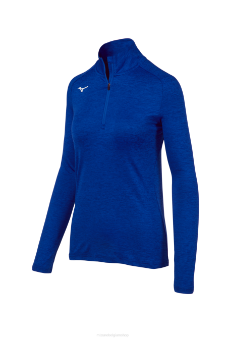 Mizuno alfa 1/2 ritssluiting vrouwen kleding koninklijk(5252) VZJP2059