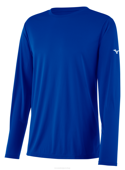 Mizuno T-shirt met lange mouwen Heren kleding koninklijk(5252) VZJP1434