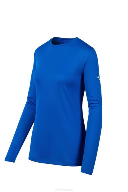 Mizuno T-shirt met lange mouwen vrouwen kleding koninklijk(5252) VZJP2109