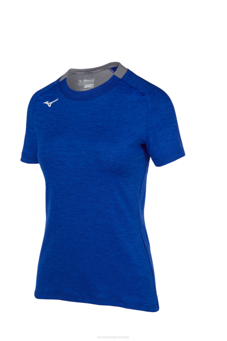 Mizuno alfa T-shirt met korte mouwen vrouwen kleding koninklijk(5252) VZJP2082