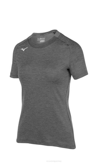 Mizuno alfa T-shirt met korte mouwen vrouwen kleding stille schaduw(9i9i) VZJP2083