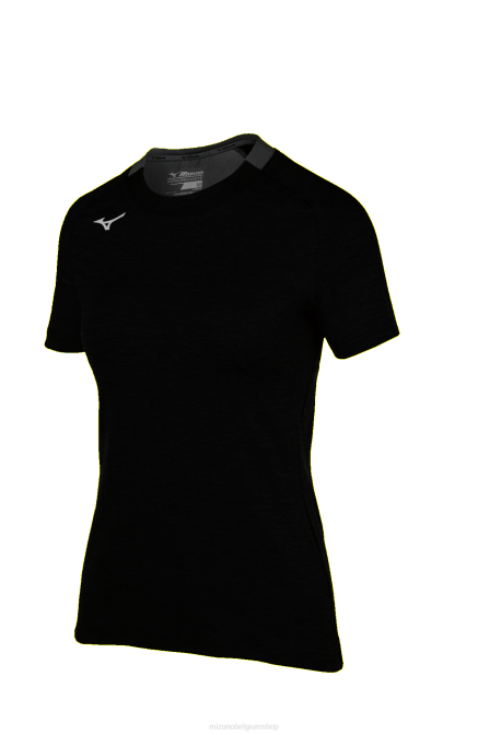 Mizuno alfa T-shirt met korte mouwen vrouwen kleding zwart(9090) VZJP2079
