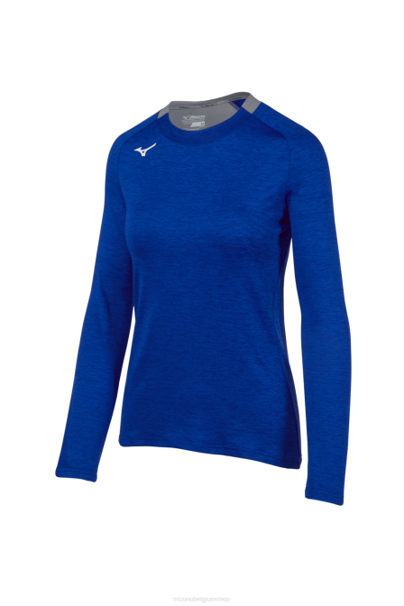 Mizuno alfa lange mouw vrouwen kleding koninklijk(5252) VZJP2064