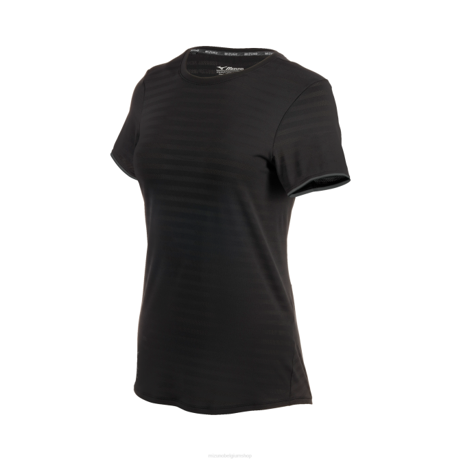Mizuno atletisch eco-T-shirt met korte mouwen vrouwen kleding zwart(9090) VZJP2146