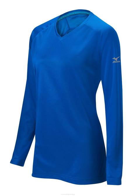 Mizuno comp training top meisje kleding koninklijk(5252) VZJP2566